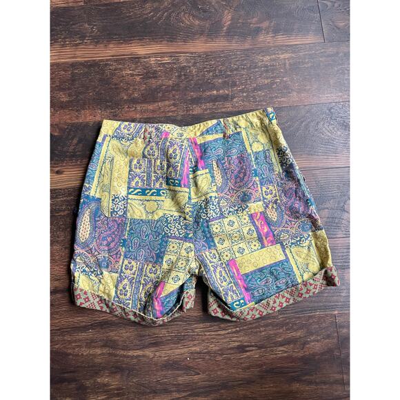 Sundance Kalini Shorts Women’s Boho Green Linen cotton Blend Medium - Picture 4 of 10